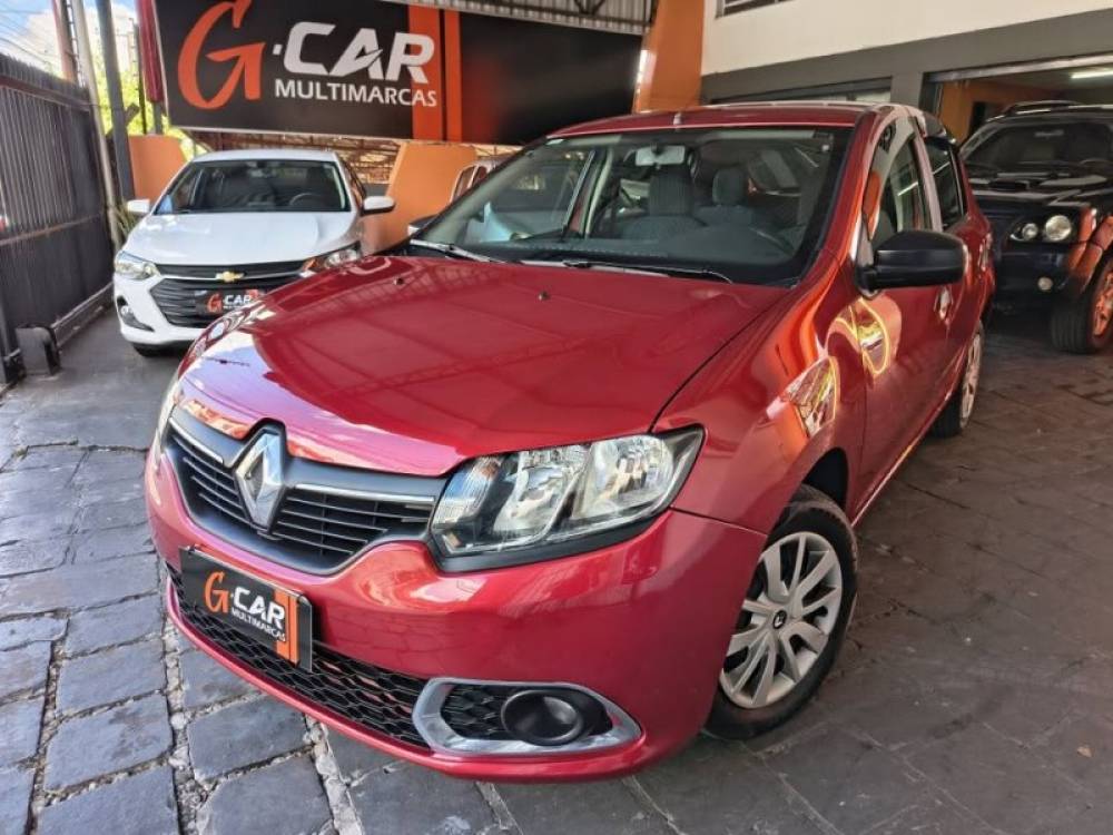 RENAULT - SANDERO - 2015/2015 - Vermelha - R$ 34.900,00