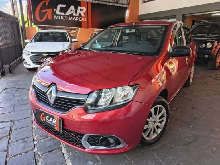 RENAULT - SANDERO - 2015/2015 - Vermelha - R$ 34.900,00